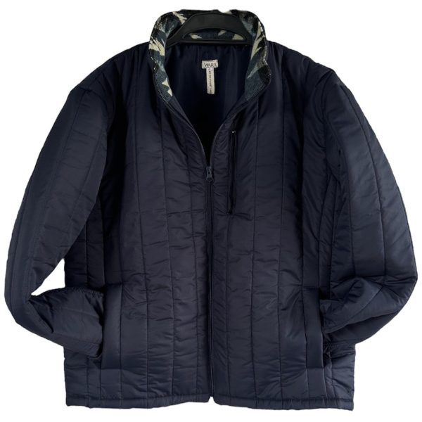 chaqueta con detalles de alpaca