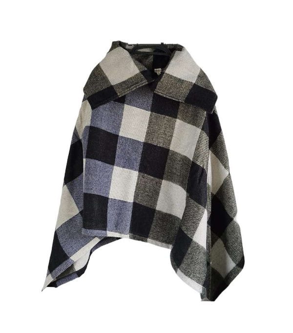 poncho de alpaca ecuatoriano