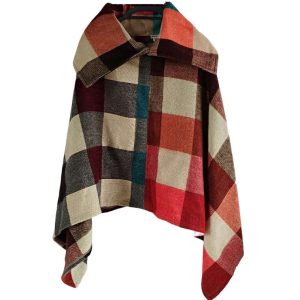 poncho de alpaca ecuatoriano