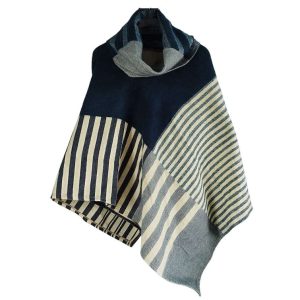 poncho de alpaca ecuatoriano