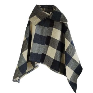 poncho de alpaca ecuatoriano