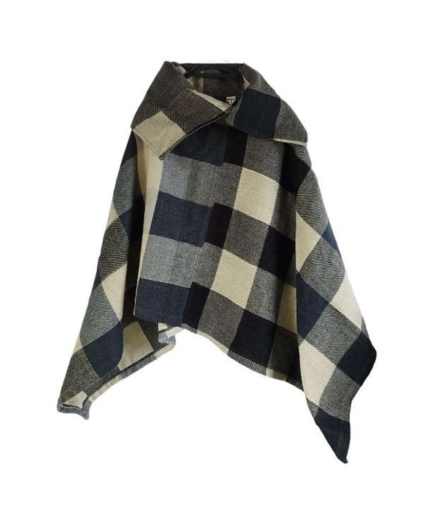 poncho de alpaca ecuatoriano