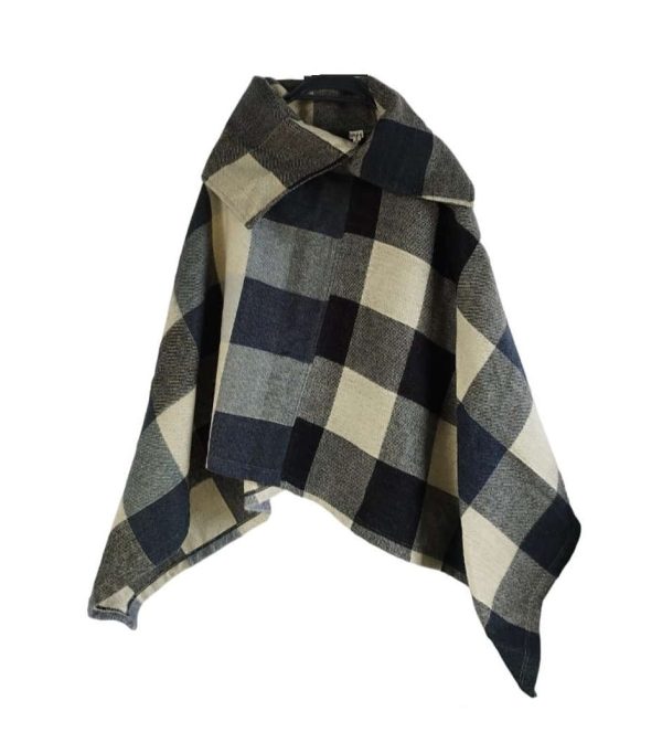 poncho de alpaca ecuatoriano